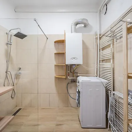 Apartment Bpr Japandi Design With A/c Budapest